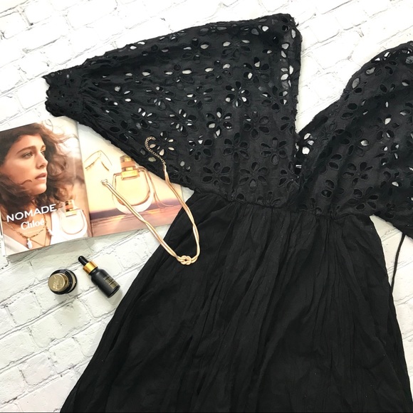 bella note white eyelet mini dress